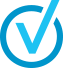 marca de verificación en un círculo