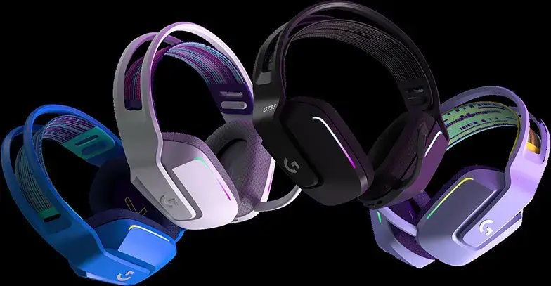 Auticulares G733 de diferentes colores