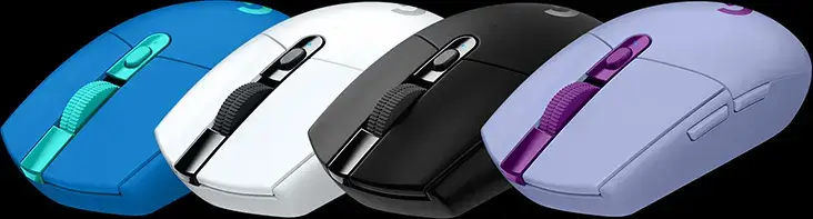 Ratones G305 de diferentes colores