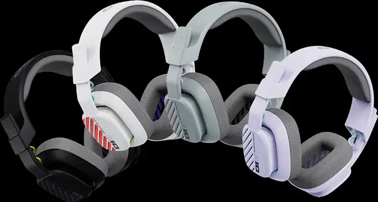 Auriculares Astro A10 de diferentes colores