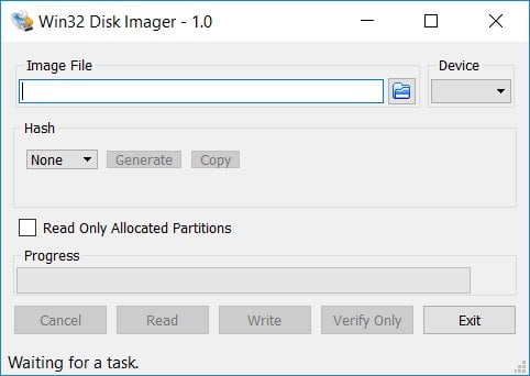 win32disklmager para retropie
