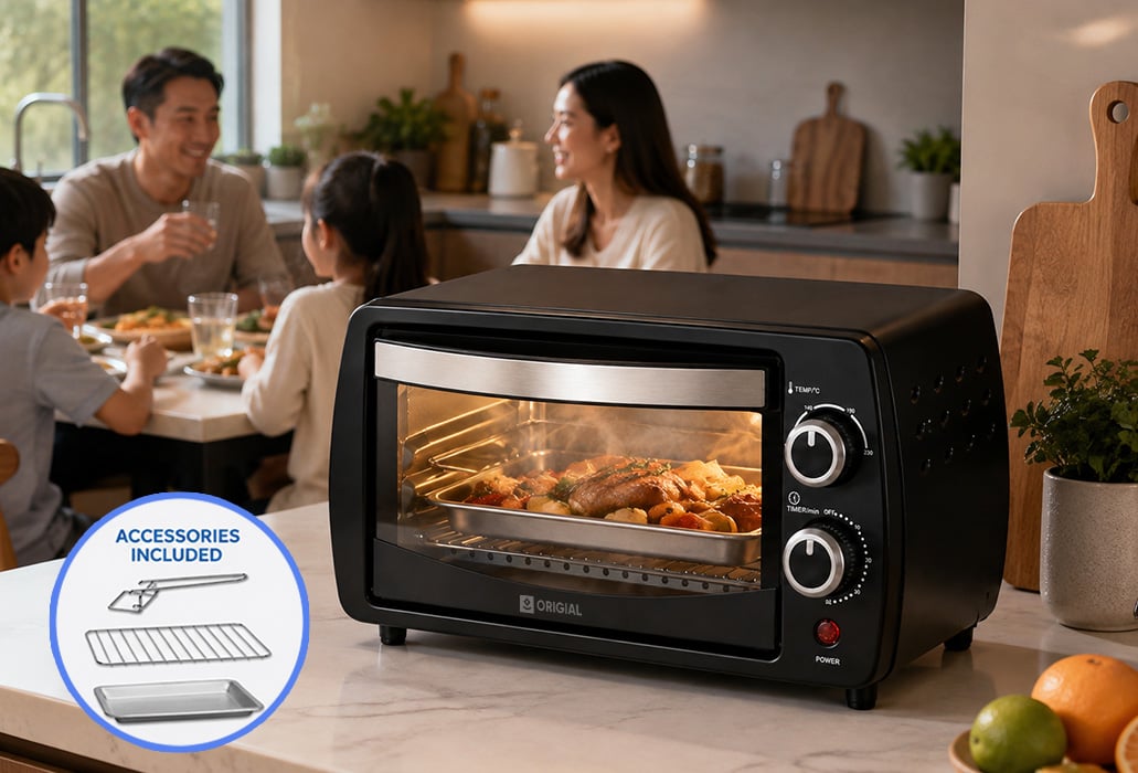 Mini horno Origial Cook&Bake 10L Black en ambiente doméstico
