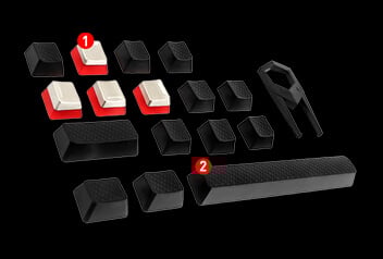 MSI GK70 con premium keycaps