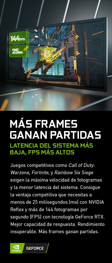 nvidia frames win games | PcComponentes.com