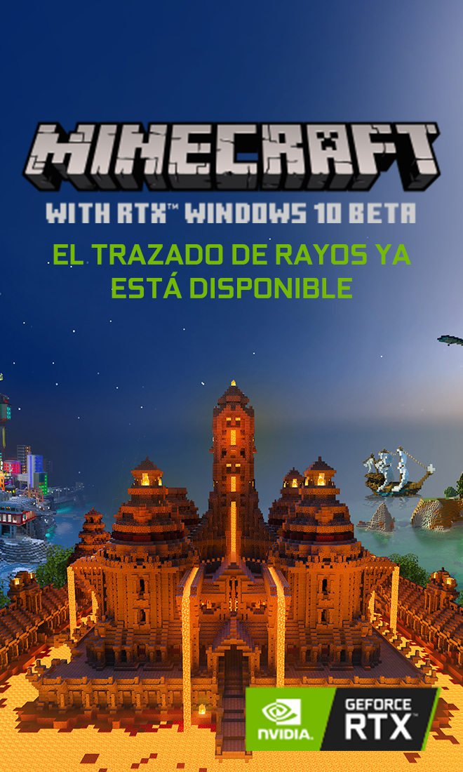 MINECRAFT WITH RTX - EL TRAZADO DE RAYOS YA ESTÁ DISPONIBLE