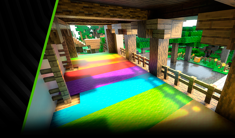 Minecraft con GeForce RTX