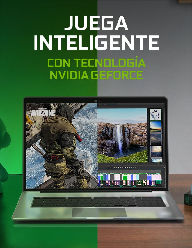 Juega inteligente - Con tecnología NVIDIA GeForce