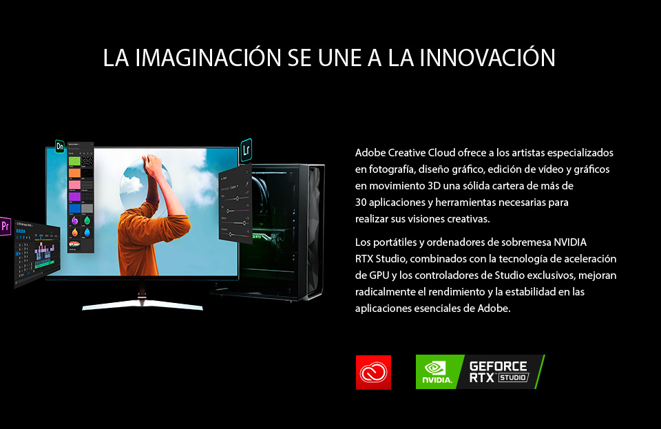 ADOBE CLOUD - GEFORCE RTX STUDIO